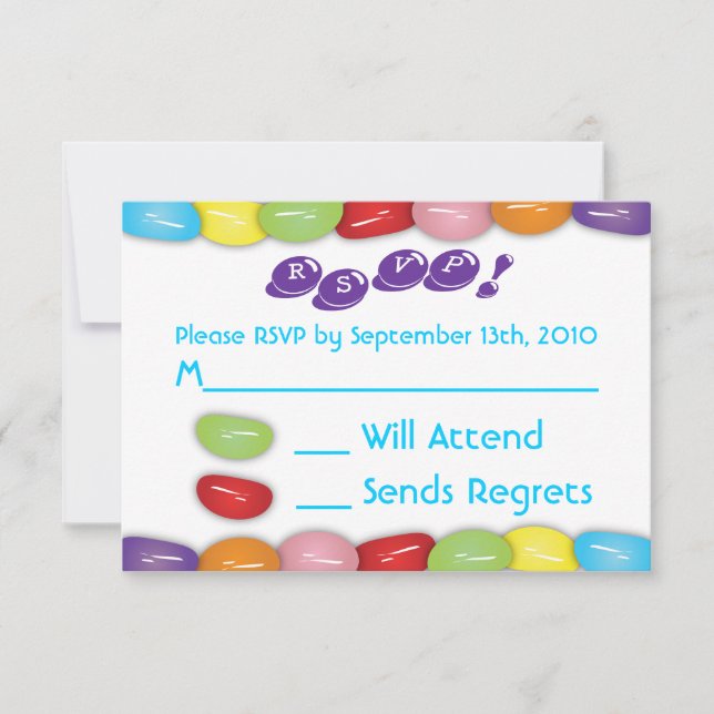 Candy RSVP Card (Front)