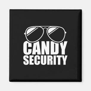 Candy Security Funny Easy Halloween Costume Adult  Magnet