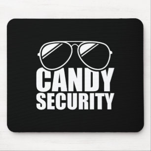 Candy Security Funny Easy Halloween Costume Adult Mouse Pad