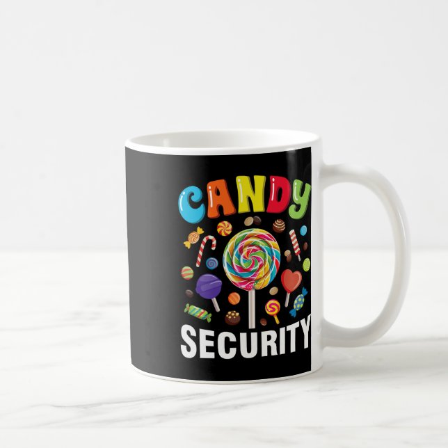 Candy Security Funny Halloween Costume  Coffee Mug (Right)