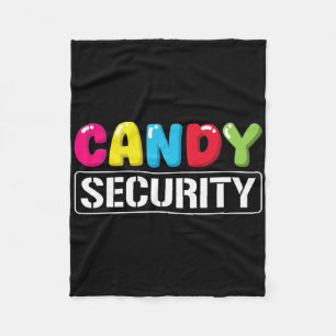 Candy Security Funny Halloween Costume Kids Boys G Fleece Blanket