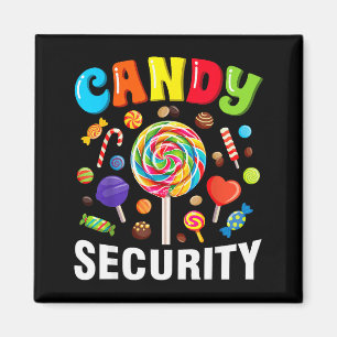 Candy Security Funny Halloween Costume  Magnet