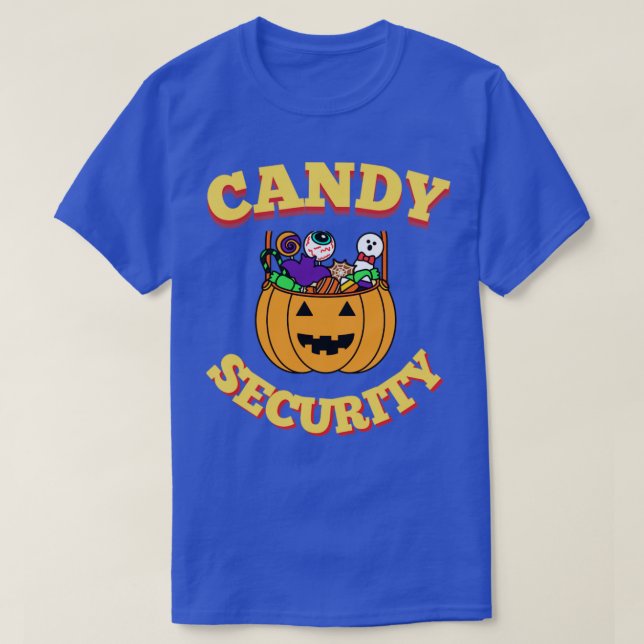 Candy security halloween1 T-Shirt (Design Front)