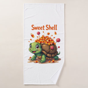 Candy Shell Turtle Bath Towel