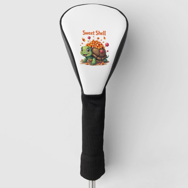 Candy Shell Turtle Golf Head Cover (Front)