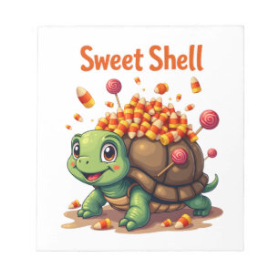 Candy Shell Turtle Notepad