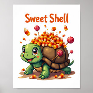 Candy Shell Turtle Poster