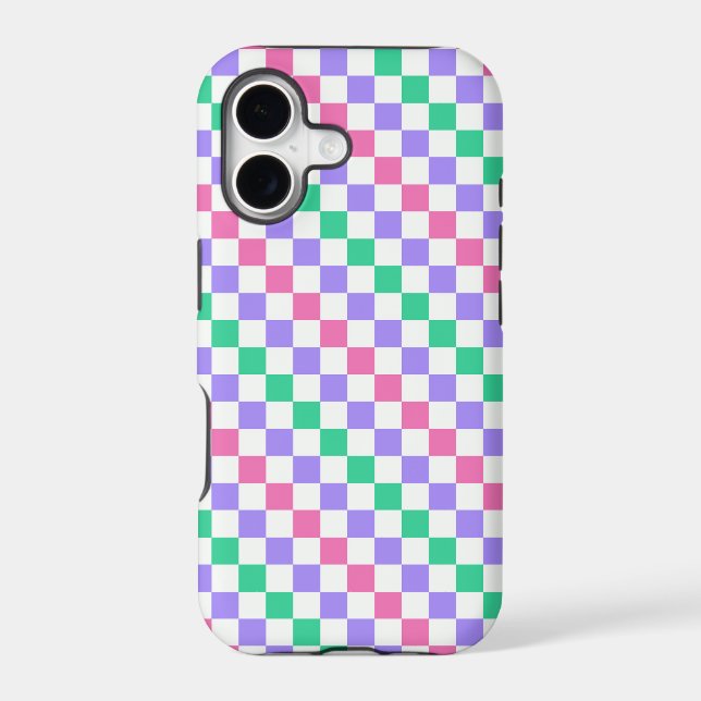 Candy shop diagonal checkerboard pattern (Back)