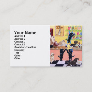 Candy Shop Labradors Business Card