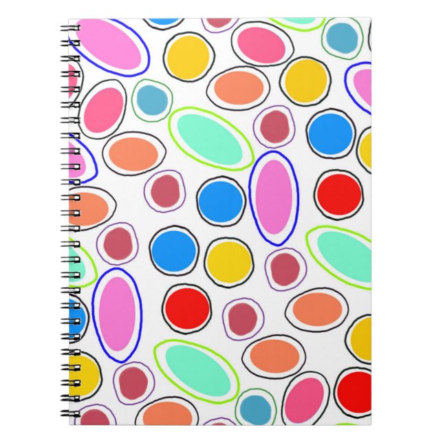 Candy Spots Spiral Notebook (Front)