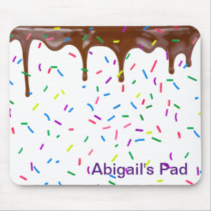 Candy Sprinkles And Chocolate Icing Mouse Pad