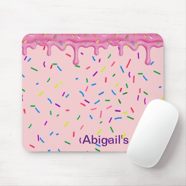 Candy Sprinkles And Icing Mouse Pad (With Mouse)