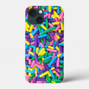 Candy Sprinkles in Pink Purple Blue Yellow Green iPhone 13 Mini Case