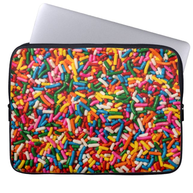 Candy Sprinkles Laptop Sleeve (Front)