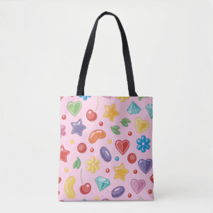 “Candy Star Tote Bag