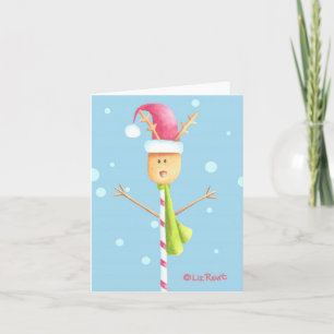 Candy-Stick Reindeer - Card by Liz Revit