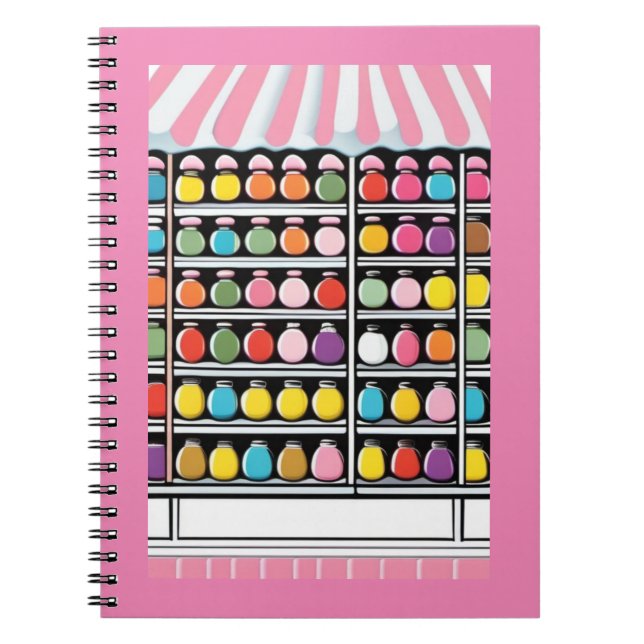 Candy Store  Notebook (Front)