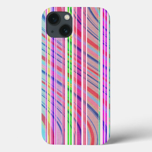 Candy Stripe Case-Mate iPhone Case (Back)
