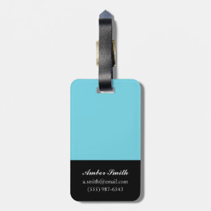 Candy Stripe Luggage Tag