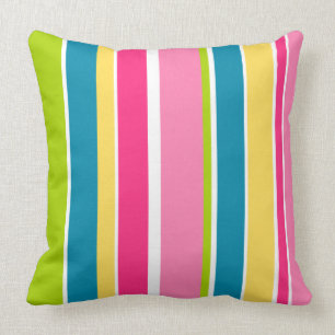 Candy Stripe Throw Cushion