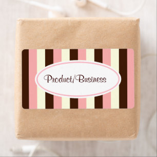 Candy Striped Labels