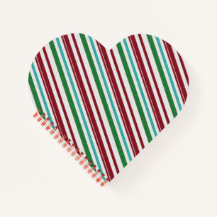 Candy Stripes Glitter Notebook