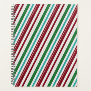 Candy Stripes Glitter Planner
