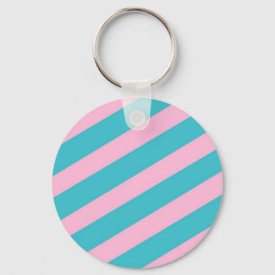 Candy Stripes Key Ring
