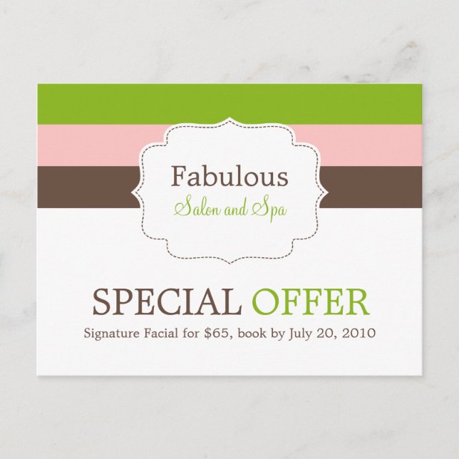 Candy Stripes Promotional Postcard (Front)