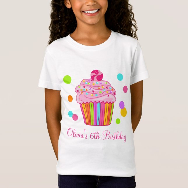 Candy Surprise Cupcake T-Shirt (Front)