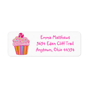 Candy Surprise  Return Address Labels