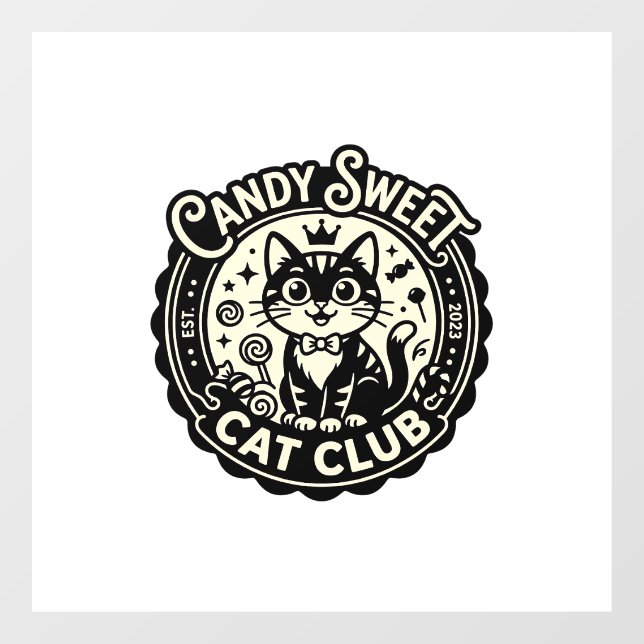 Candy Sweet Cat Funny Cat Graphic - Candy Sweet Ca (Sheet)