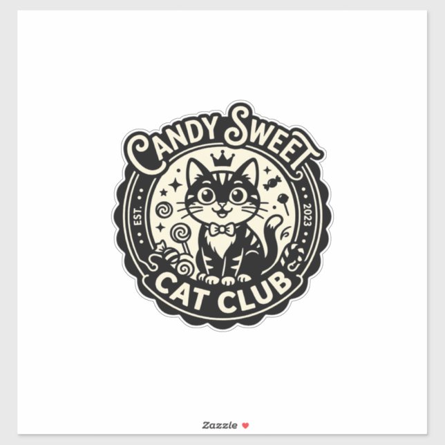 Candy Sweet Cat Funny Cat Graphic - Candy Sweet Ca (Sheet)