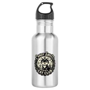 Candy Sweet Cat Funny Cat Graphic - Candy Sweet Ca 532 Ml Water Bottle