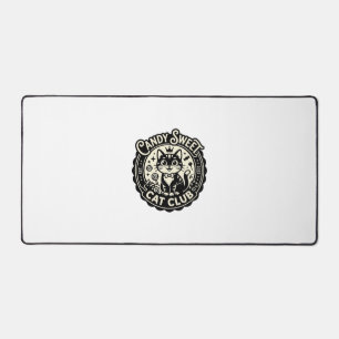 Candy Sweet Cat Funny Cat Graphic - Candy Sweet Ca Desk Mat