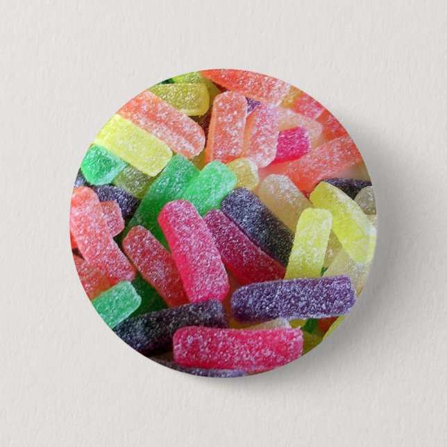 Candy Sweet Colourful 6 Cm Round Badge (Front)