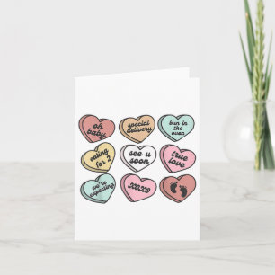 Candy Sweet Heart Love Valentines Day Shirt Women Card