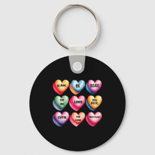 Candy Sweet Heart Valentines Day Design For Women  Key Ring