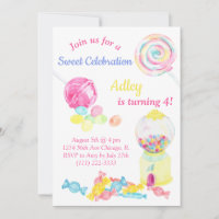 Candy Sweet Lollipop Girl Birthday 