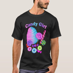 Candy Sweet Lolly Cotton Candy Treat T-Shirt