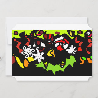Candy sweet pumpkin invitation