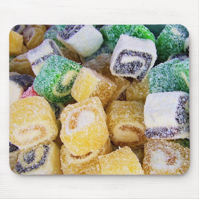 Candy Sweets Dessert Peace Love Party Destiny Mouse Pad (Front)