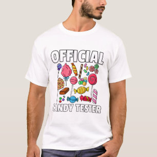 Candy Tester Lollipop Sweets Gift Halloween Kids  T-Shirt