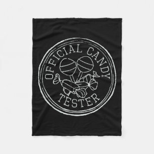 Candy Tester, Retro Candy Lovers  Fleece Blanket