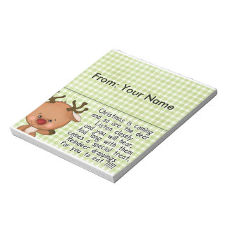 Candy Treats Bag Topper (whoppers are perfect) Notepad