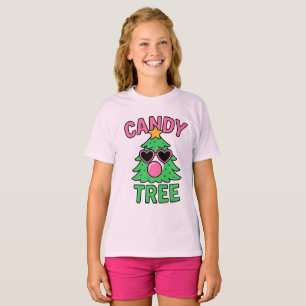 Candy Tree Bubblegum Christmas T-Shirt