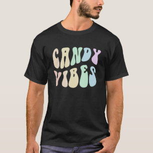 CANDY VIBES Halloween Security Groovy Trick Treat T-Shirt