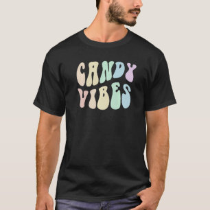 CANDY VIBES Halloween Security Groovy Trick Treat T-Shirt