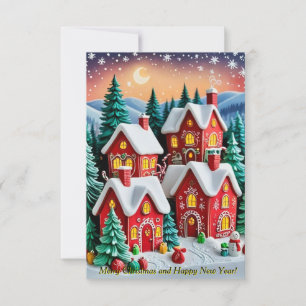 Candy Village Invitation