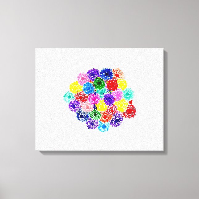 Candy Waters Autism Artist Canvas Print (Front)